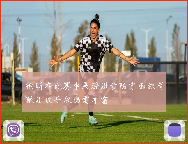 徐昕在比赛中展现进步防守面积有限进攻手段仍需丰富